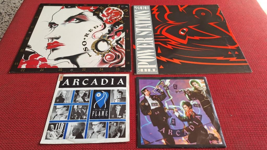 Arcadia & Power  Station 2lp 2 singles (Duran Duran), Cd's en Dvd's, Ophalen of Verzenden, Gebruikt, Overige formaten