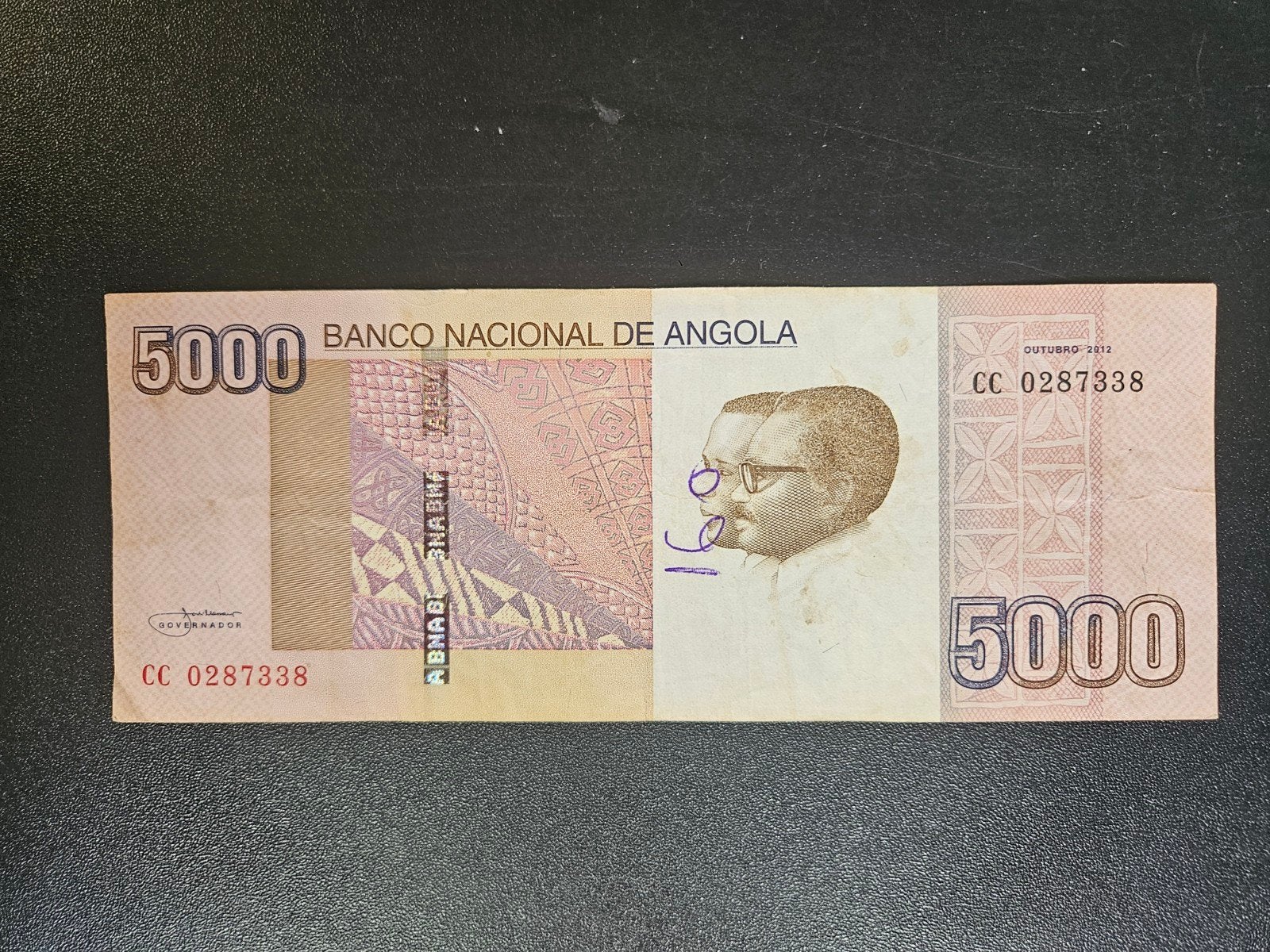 Angola pick 158 2012 licht beschreven, Postzegels en Munten, Bankbiljetten | Afrika, Ophalen of Verzenden, Overige landen, Los biljet