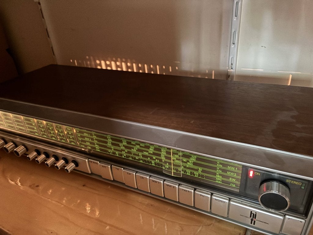 Philips 702 radio hifi receiver vintage, Audio, Tv en Foto, Ophalen, Gebruikt, Radio