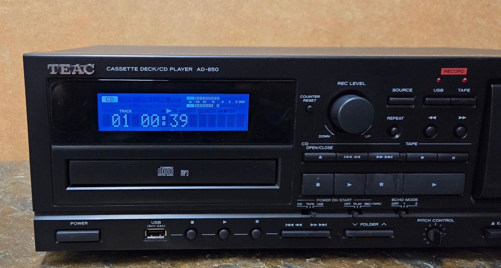 TEAC A-850 Cassettedeck CD Speler met garantie, Overige merken, ., Enkel, Ophalen of Verzenden