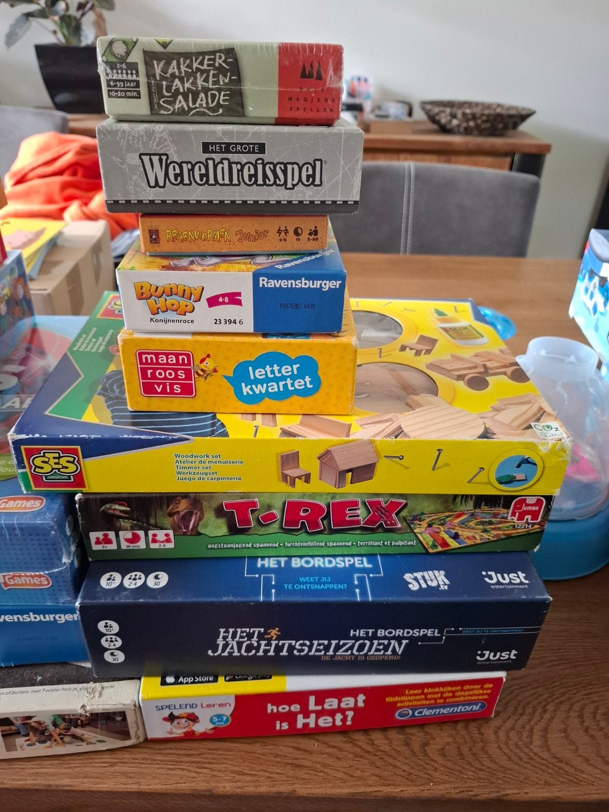 Veel gezelschapsspellen te koop, Hobby en Vrije tijd, Ophalen of Verzenden