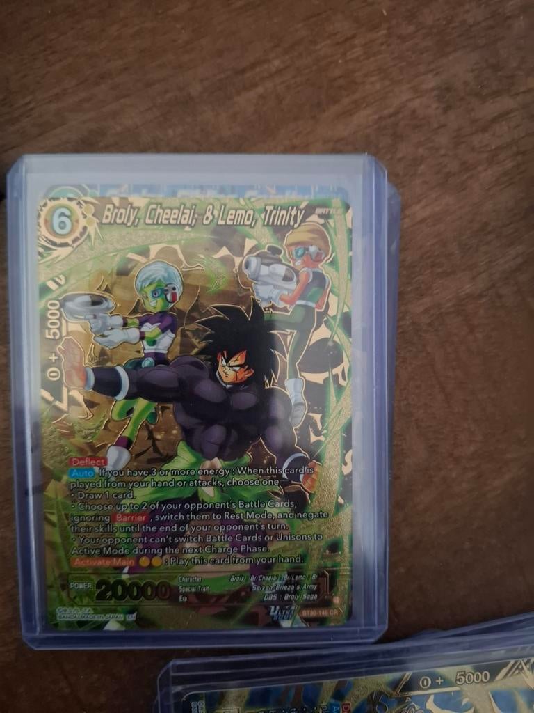 Dragon ball z Card Game Masters BT30-146 Broly, Cheelai, &, Hobby en Vrije tijd, Verzamelkaartspellen | Overige, Ophalen of Verzenden