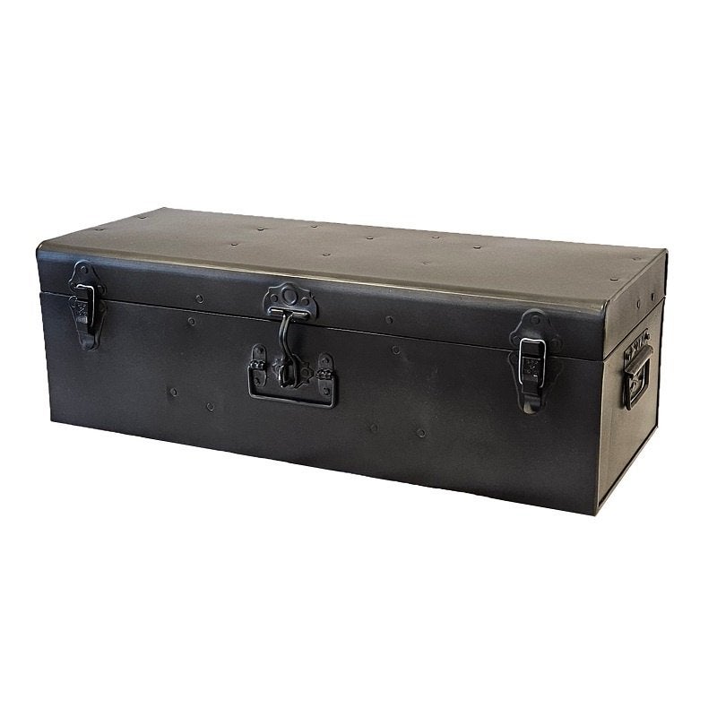 Industrieel Stalen Kist IJzeren Opbergkist Retro Koffer, Minder dan 50 cm, De Hanze Herten BV, Nieuw, Ophalen of Verzenden