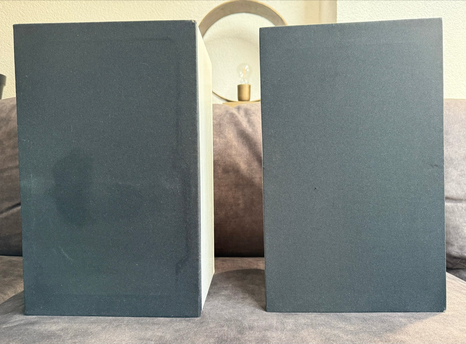 Monitor Audio speakers - Netjes wit geschilderd, Ophalen of Verzenden, Gebruikt, Boekenplank luidspreker, Monitor Audio
