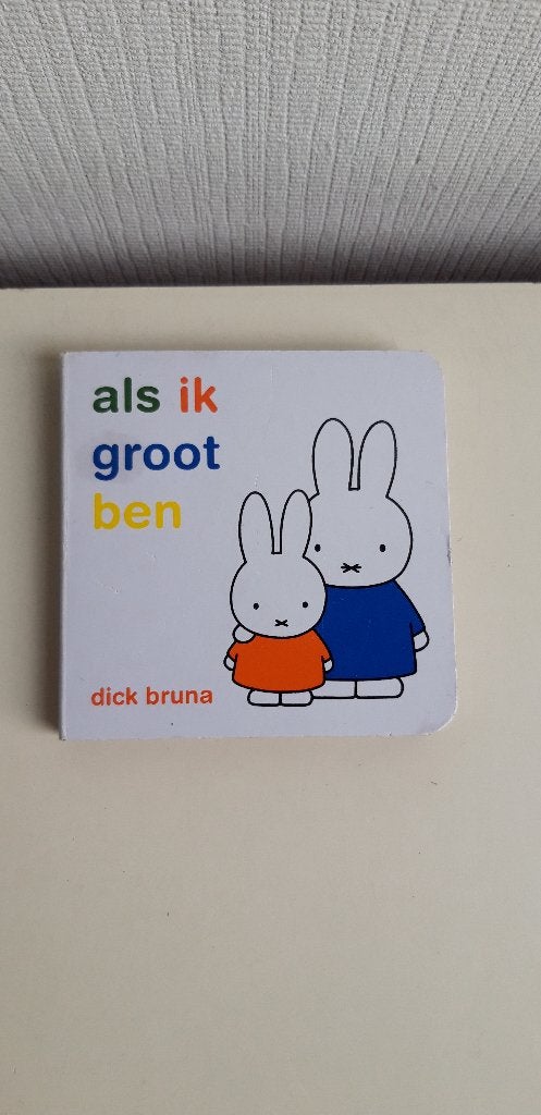 boekje van Dick Bruna later als ik groot ben, Ophalen of Verzenden