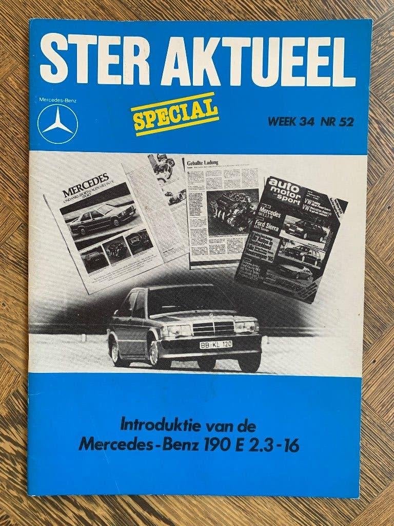 Ster Aktueel intern Mercedes-Benz 190 E 2.3-16V special 1984, Boeken, Nieuw, Mercedes-Benz, Mercedes, Ophalen of Verzenden