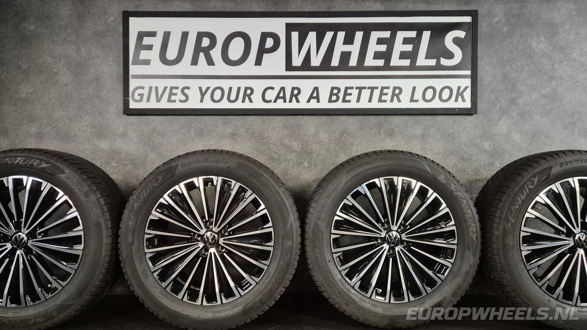 18 inch VW Tiguan CT1 Tayron R41 Napoli velgen winterbanden, Auto-onderdelen, 18 inch, Gebruikt, -, -