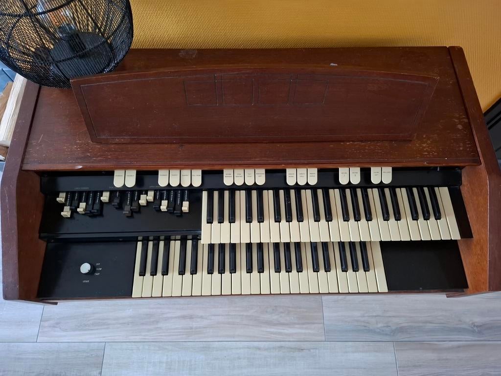 Vintage Hammondorgel L100 met ingebouwde leslie, Muziek en Instrumenten, Orgels, Ophalen of Verzenden, Gebruikt, 2 klavieren, Orgel