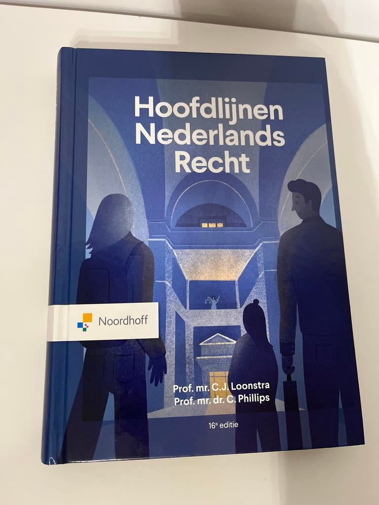 Hoofdlijnen Nederlands Recht 16e editie, Boeken, Studieboeken en Cursussen, Ophalen of Verzenden, Gamma, Nieuw, HBO