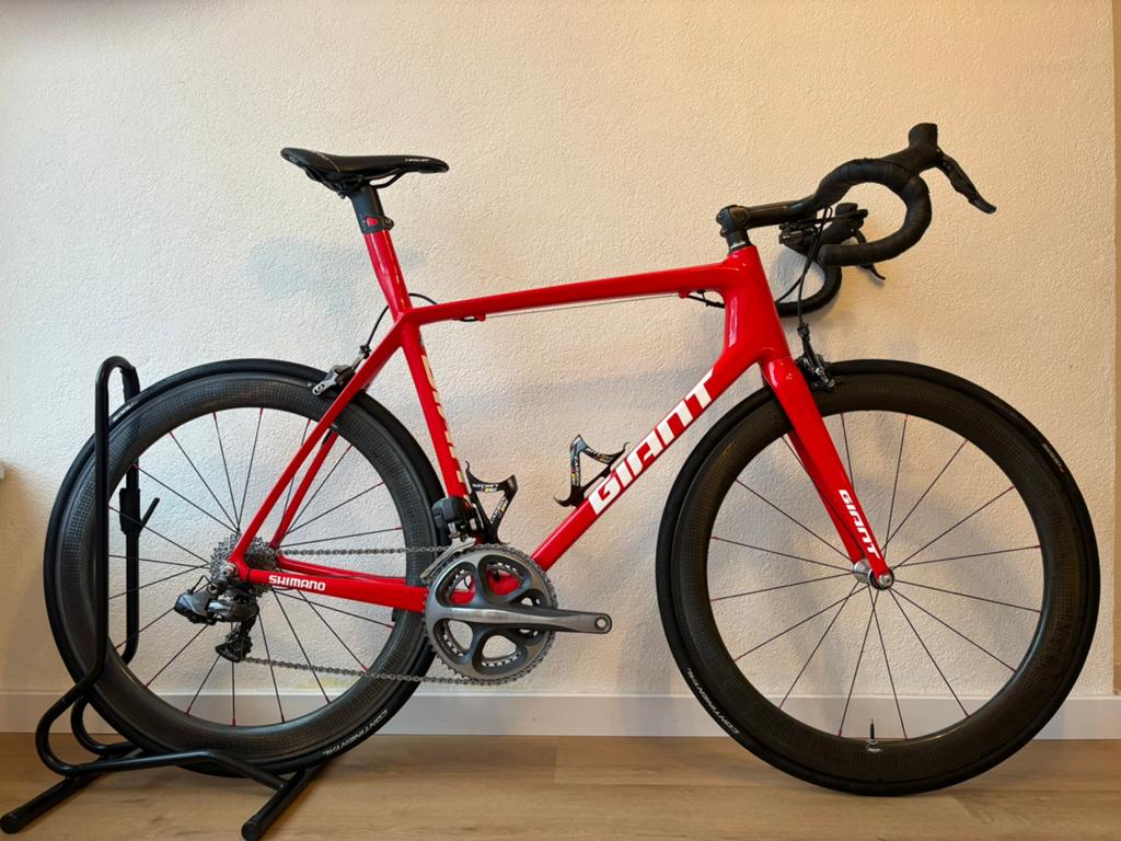 Giant TCR Advanced SL 0 Ultegra di2 - racefiets maat L, Fietsen en Brommers, Ophalen, 28 inch, Carbon, Giant