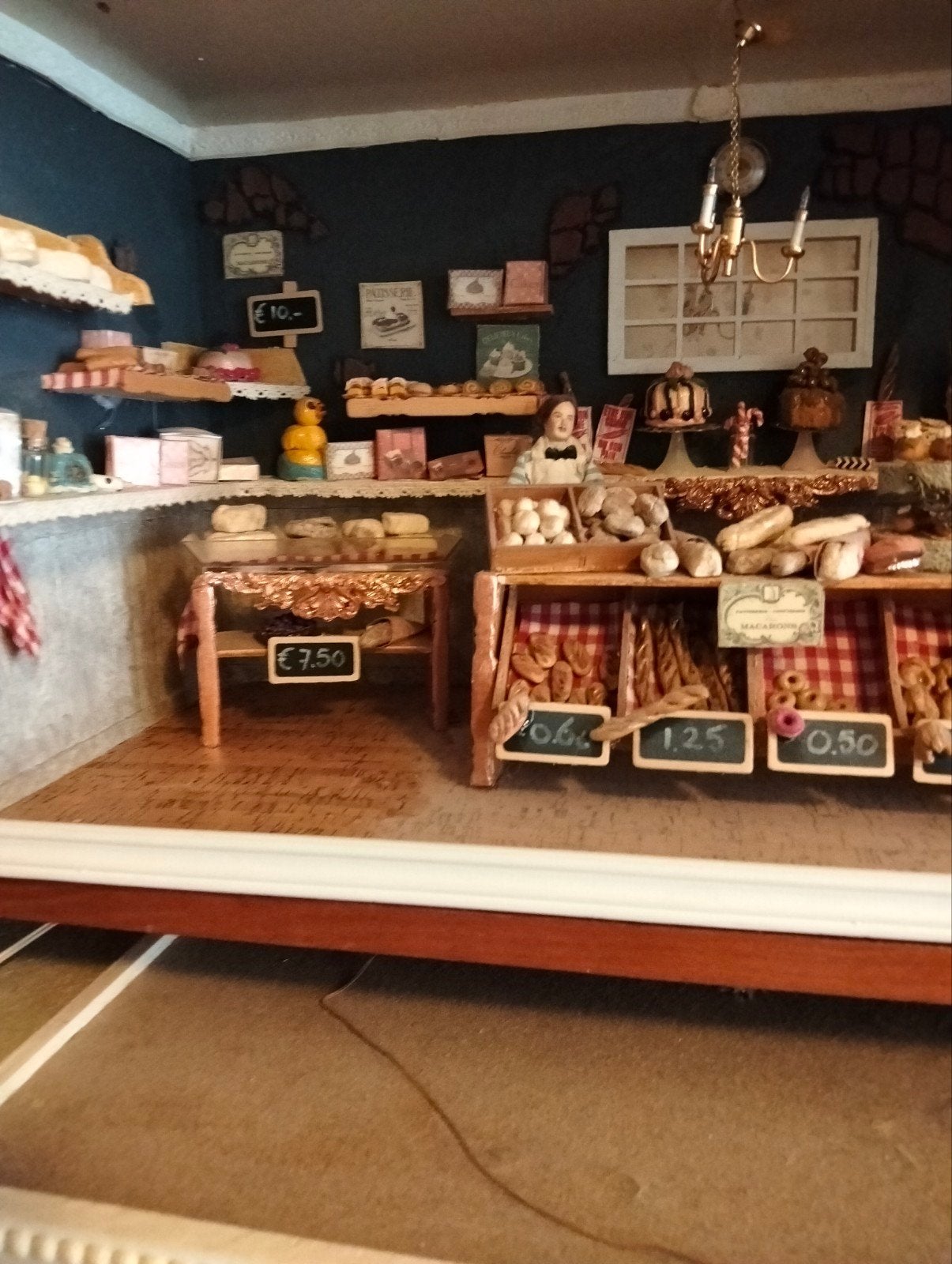 kijkkast bakkerij compleet, Ophalen, Poppenhuis