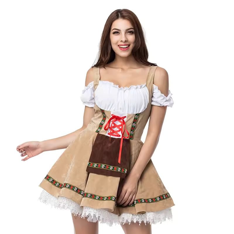 Oktoberfest Dirndl – Dames – Verkleedoutfit voor - Maat XS, Niet ingevuld, Niet ingevuld, Niet ingevuld