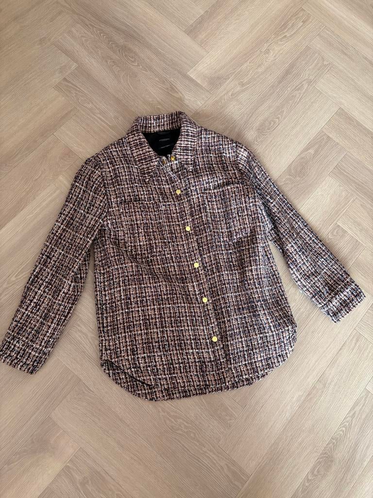 Maison Scotch tweed vest/blouse maat L, Kleding | Dames, Ophalen of Verzenden, Gedragen, Maat 42/44 (L), Overige kleuren
