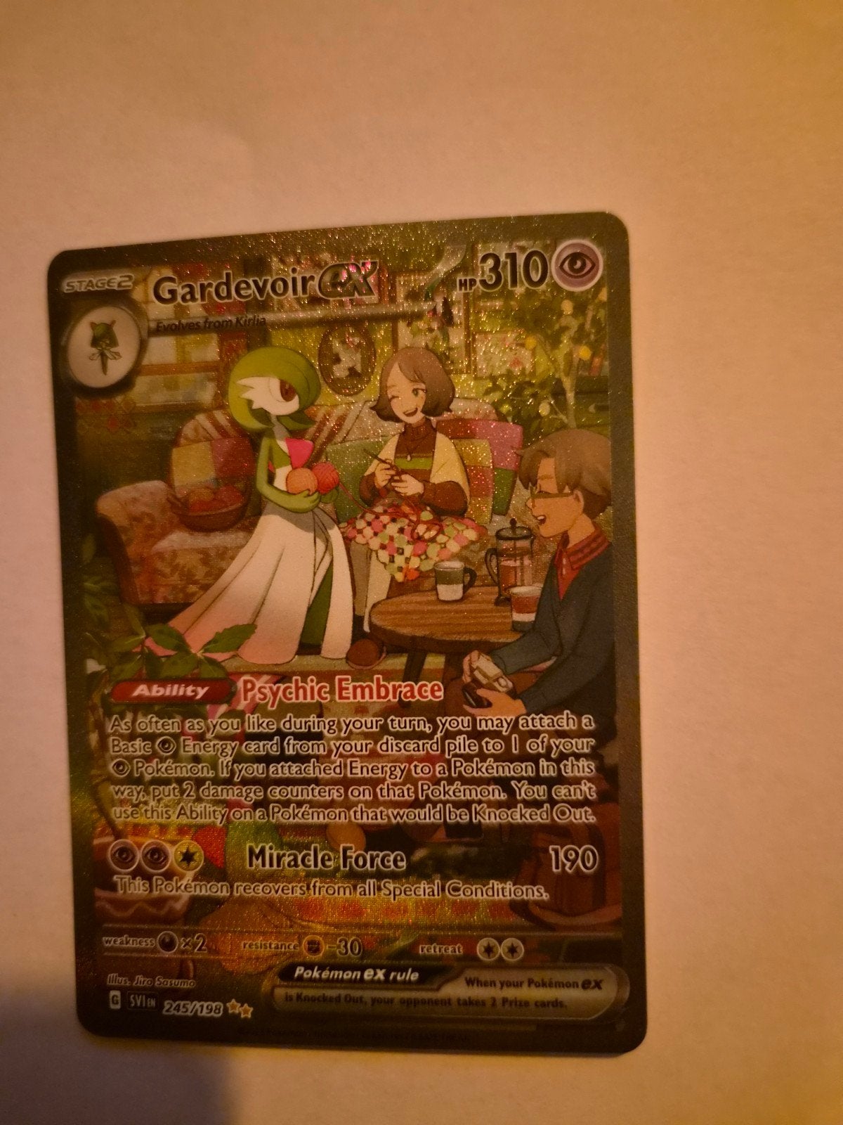 Gardevoir EX Pokémon kaart - Absolute Nieuwstaat, Ophalen of Verzenden, Nieuw, Losse kaart