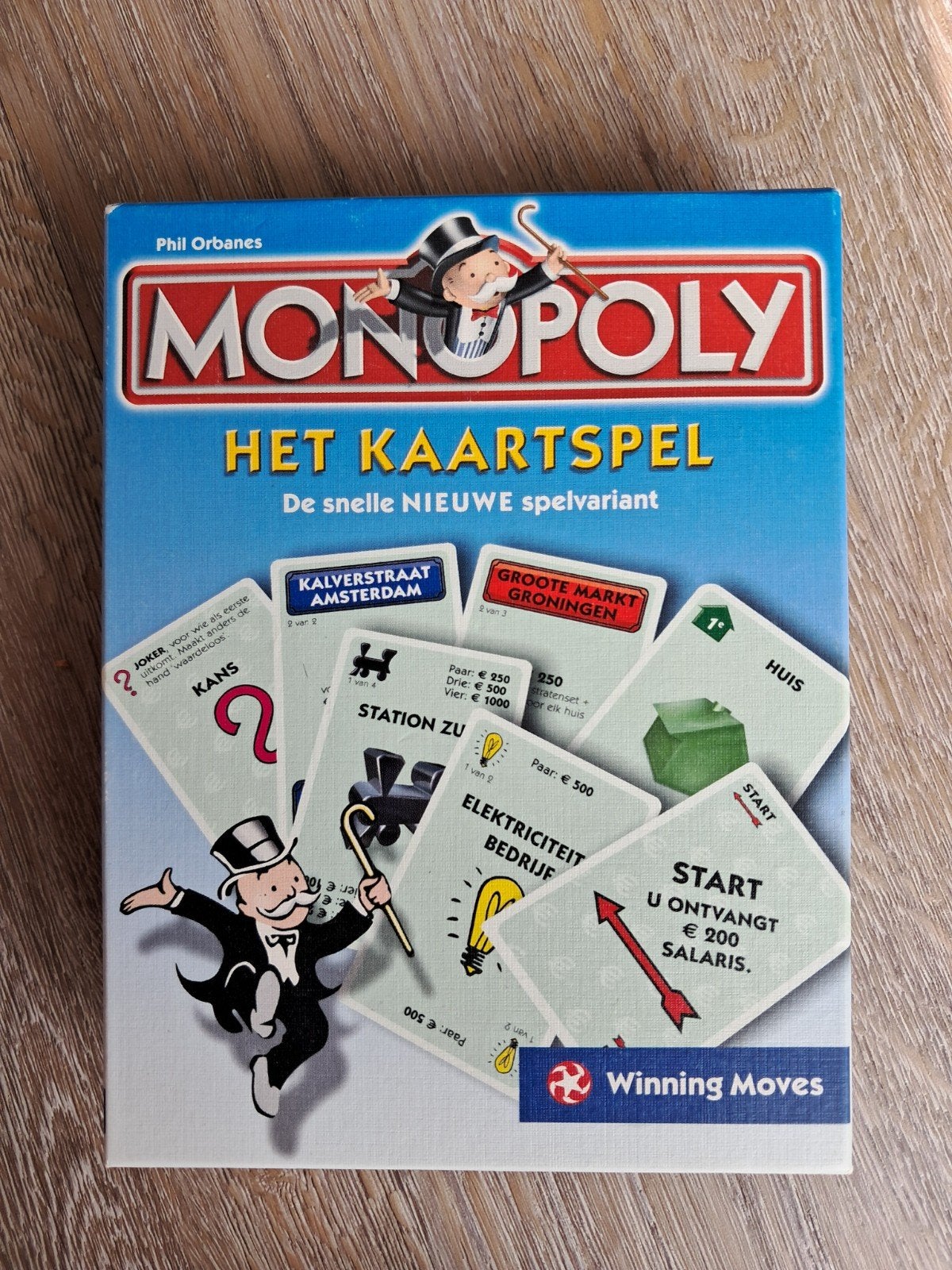 Monopoly Het kaartspel, Een of twee spelers, Ophalen of Verzenden, Zo goed als nieuw, Identity Games