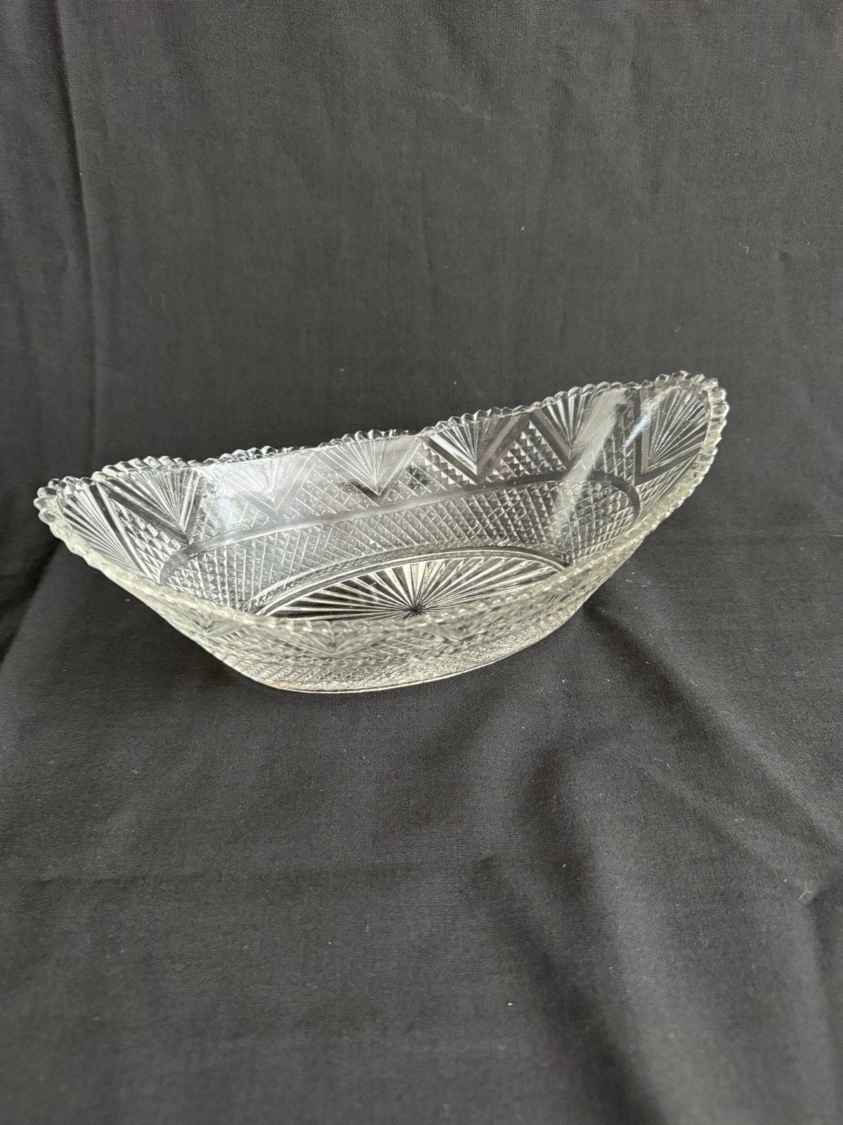 Waterford Crystal Aran Schaal - 22cm lang, 11cm breed, Ophalen of Verzenden