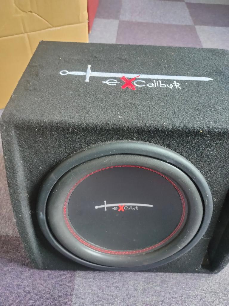 Excalibur Subwoofer auto, Auto diversen, Ophalen, Zo goed als nieuw