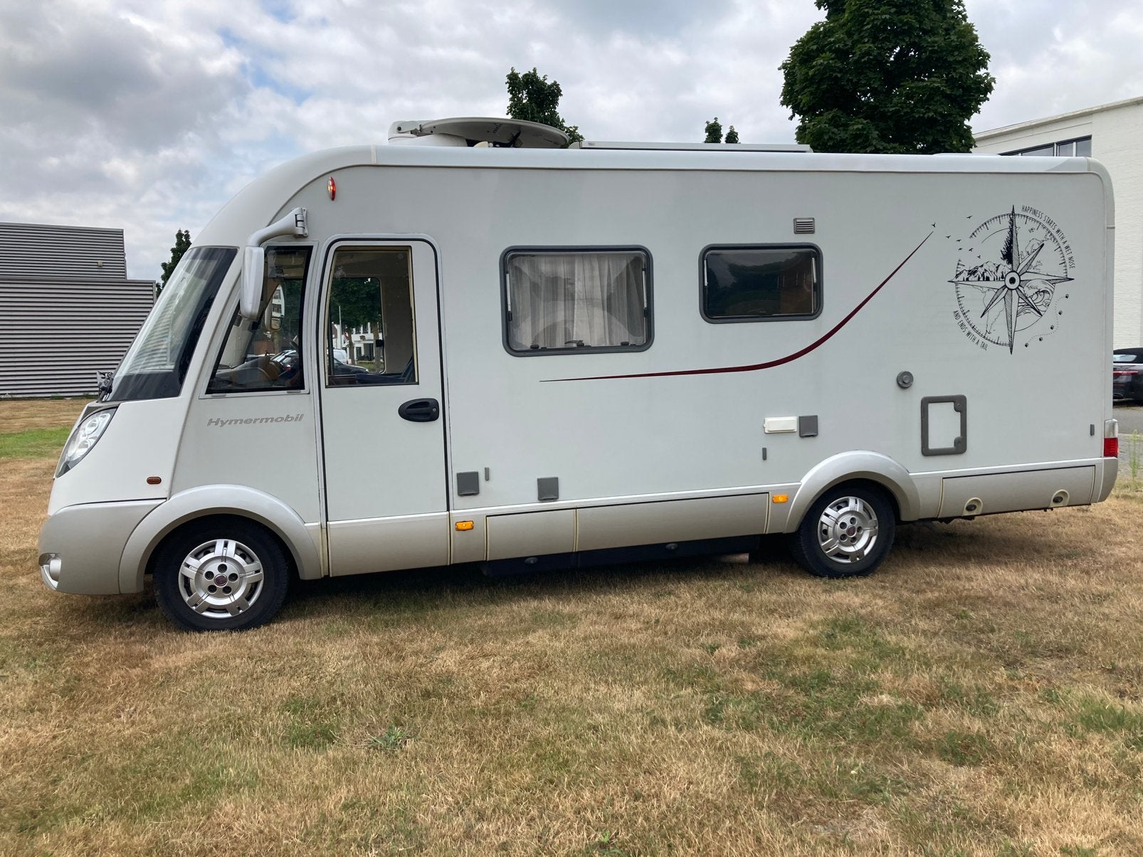Hymer B654 SL, 2008, Airco, CruiseControl, Solar, Erg mooi !, Integraal, Afzuigkap, Ringverwarming, Fiat