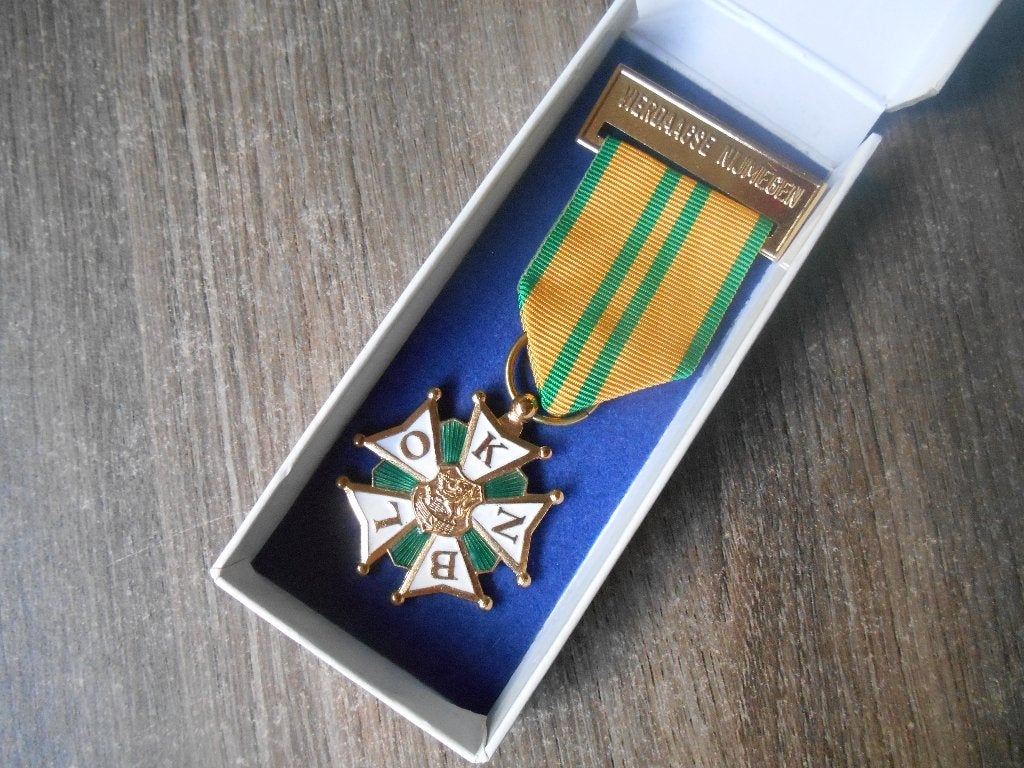 Medaille Vierdaagse Nijmegen voor 10 keer lopen, Ophalen of Verzenden, Landmacht, Nederland, Lintje, Medaille of Wings