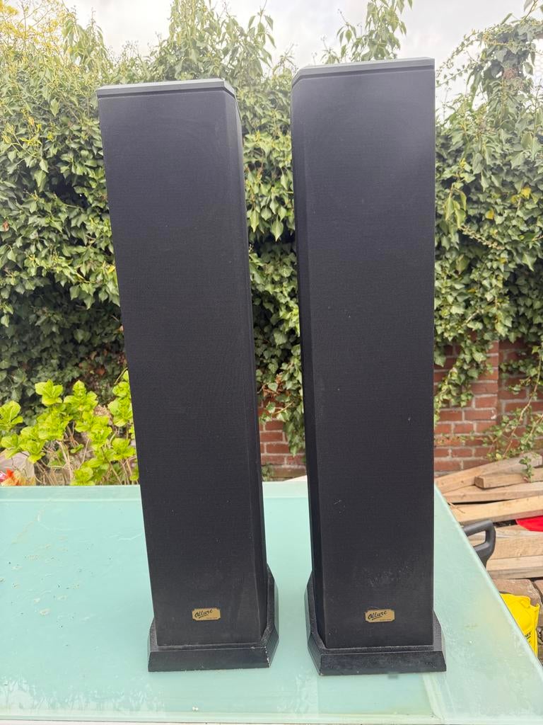 Allure Koraal Serie Model 120 Vloerstaande Speakers, Audio, Tv en Foto, Luidsprekers, Gebruikt, Front, Rear of Stereo speakers