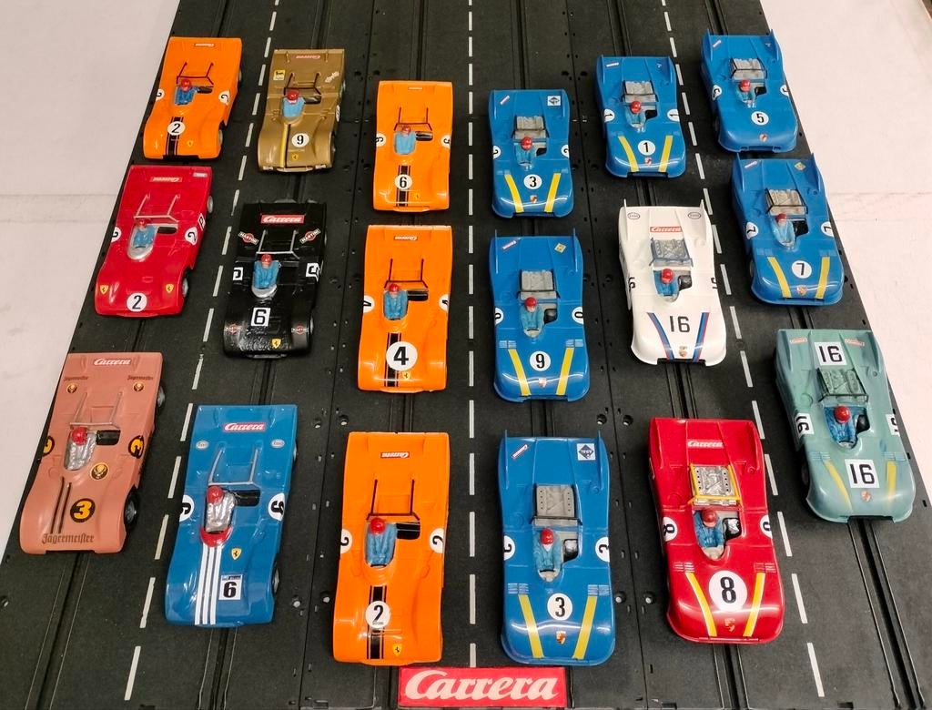 Carrera Universal raceauto' s Porsche 908 en Ferrari 312p., Ophalen of Verzenden, Nieuw, Elektrisch, Carrera
