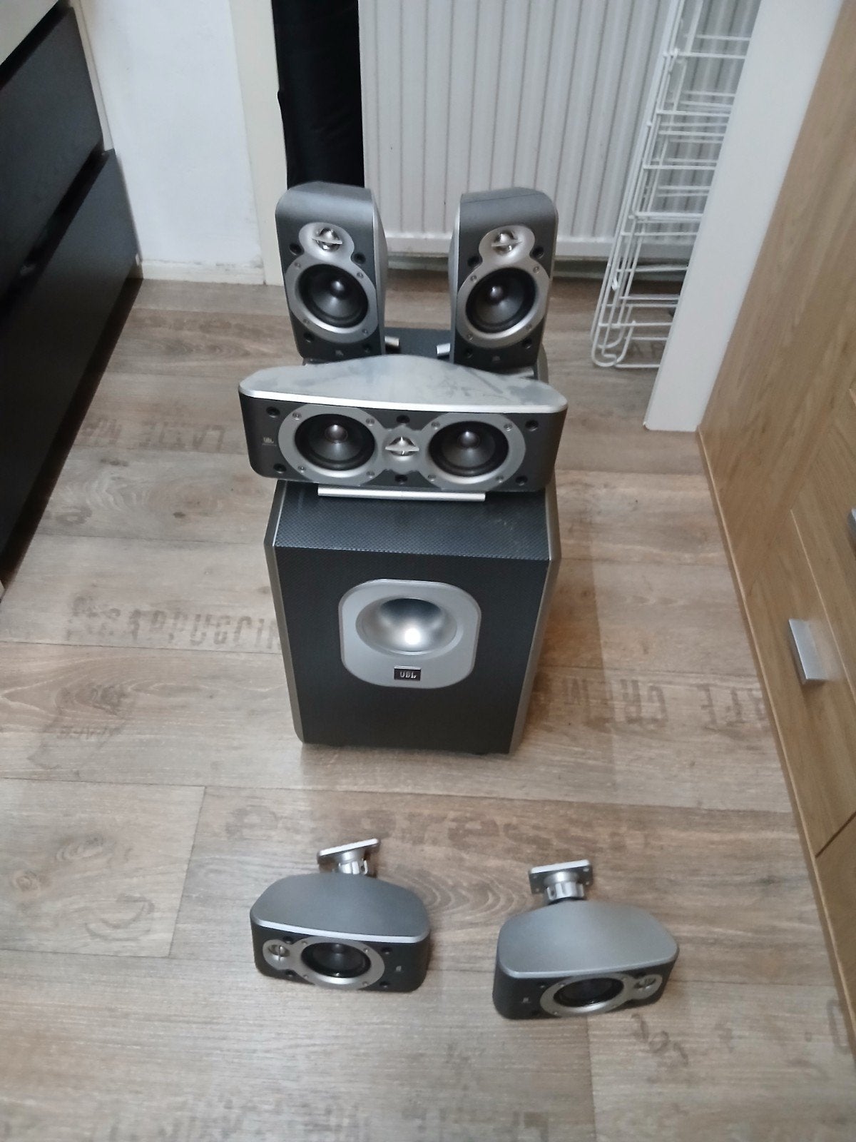 JBL SCS 178 5.1 Surroundset met subwoofer, Audio, Tv en Foto, Ophalen, Gebruikt, JBL, Surroundset
