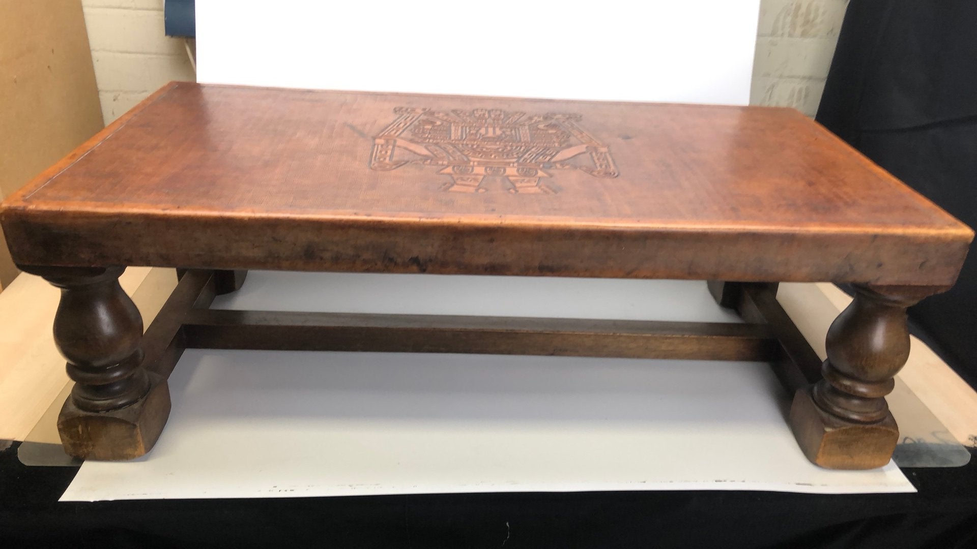 Vintage salontafel, Ophalen