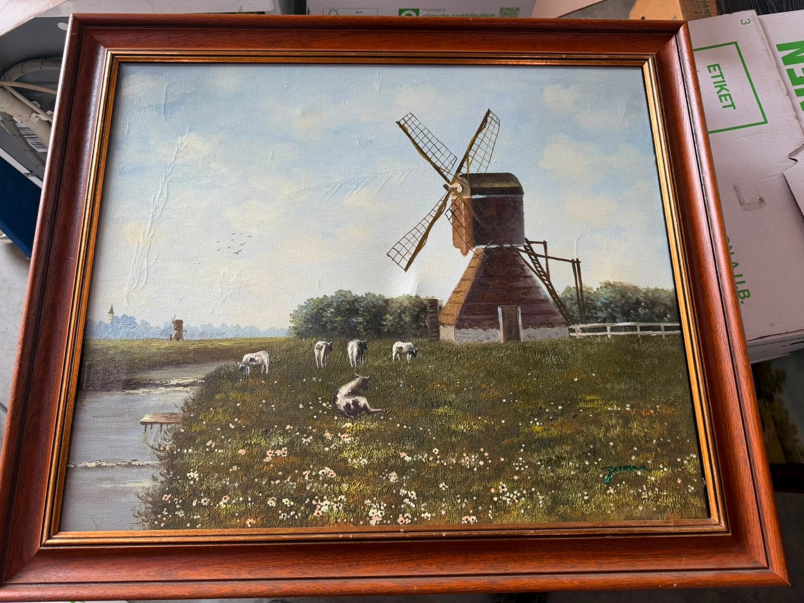 Peeman schilderij, Ophalen, Doek, Realistisch, Landschap