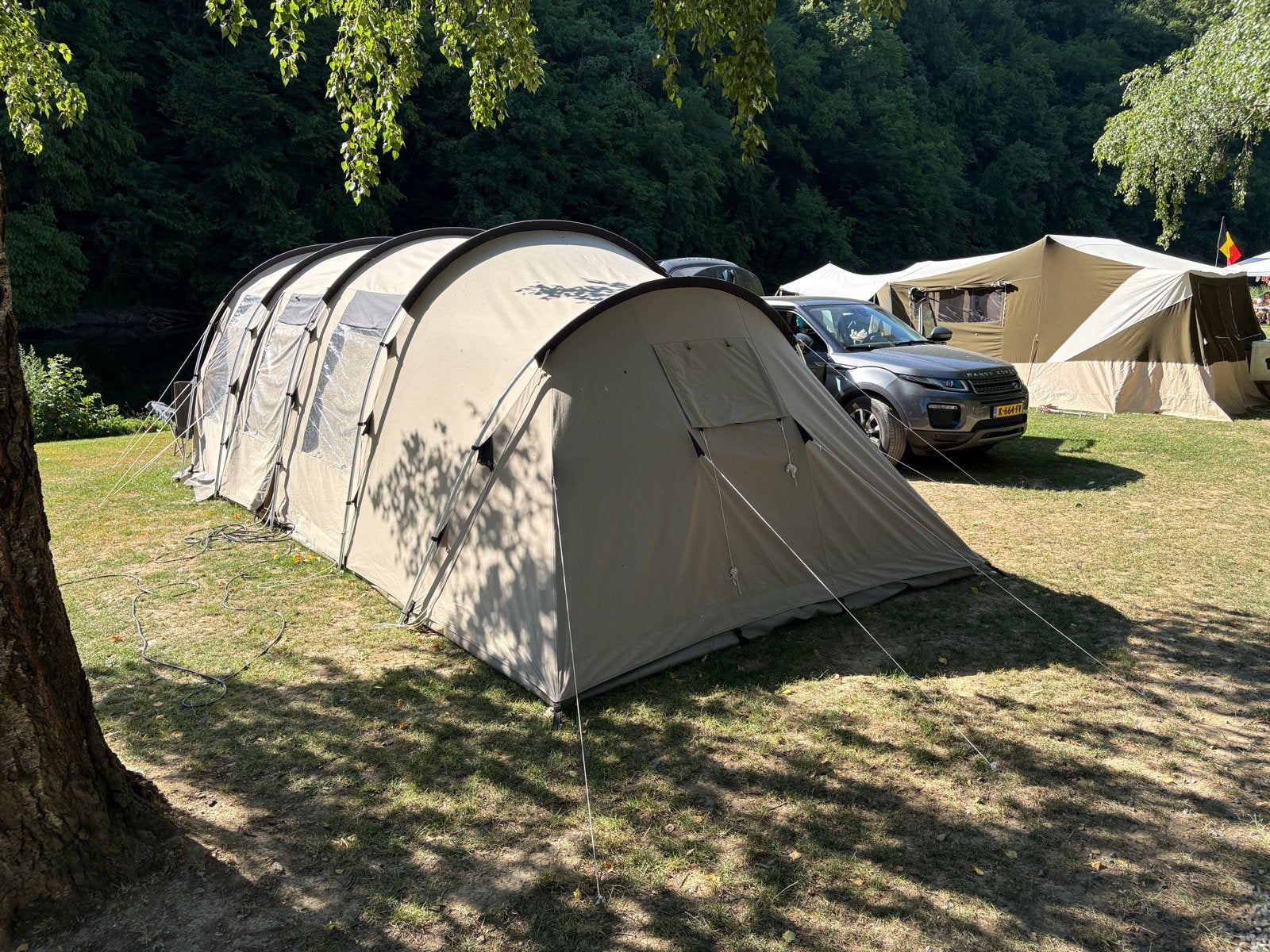 Redwood Birch 4 tunneltent, Caravans en Kamperen, Tenten, Ophalen, Gebruikt, Tot en met 4
