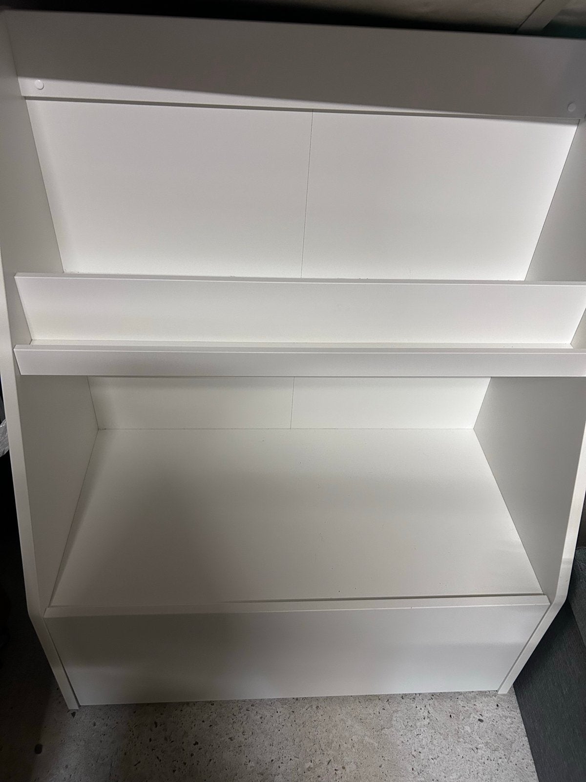 Witte Boekenkast met Lades, Ophalen, Gebruikt, 100 tot 150 cm, 50 tot 100 cm