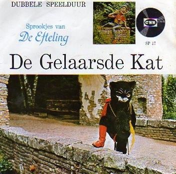 S;prrokjes Efteling- De Gelaarsde Kat, Verzenden, 7 inch, Levenslied of Smartlap, Fotohoes