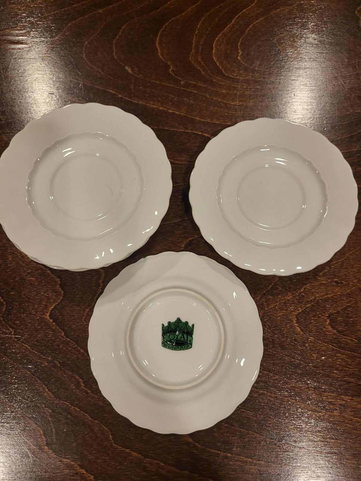 Set van 24 Royal Schwabap schoteltjes, Ophalen