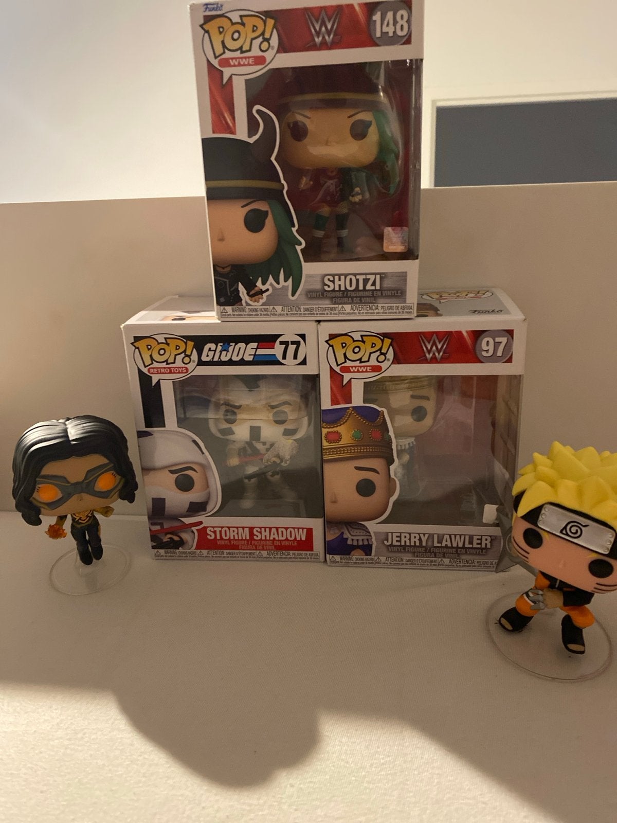 Funko Pop! WWE, G.I. Joe en Naruto figuren, Ophalen of Verzenden, Gebruikt