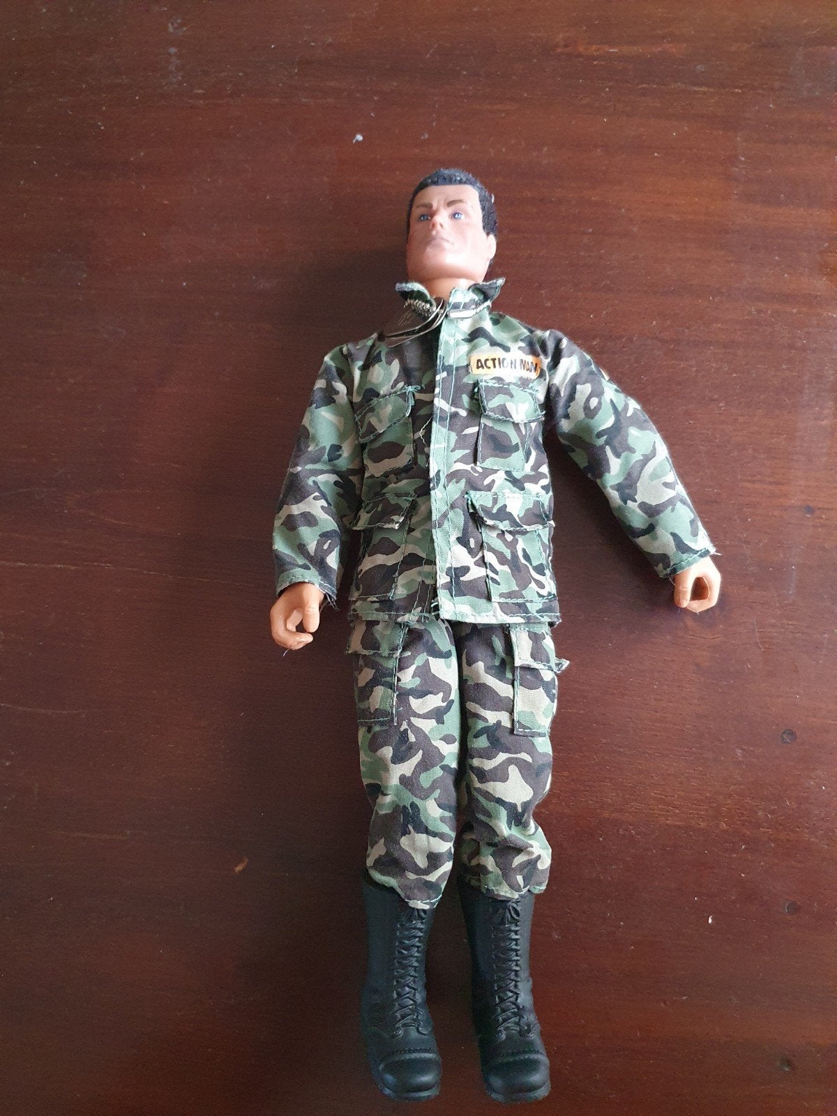 Action Man figuur in camouflage-uniform, Kinderen en Baby's, Ophalen of Verzenden, Gebruikt