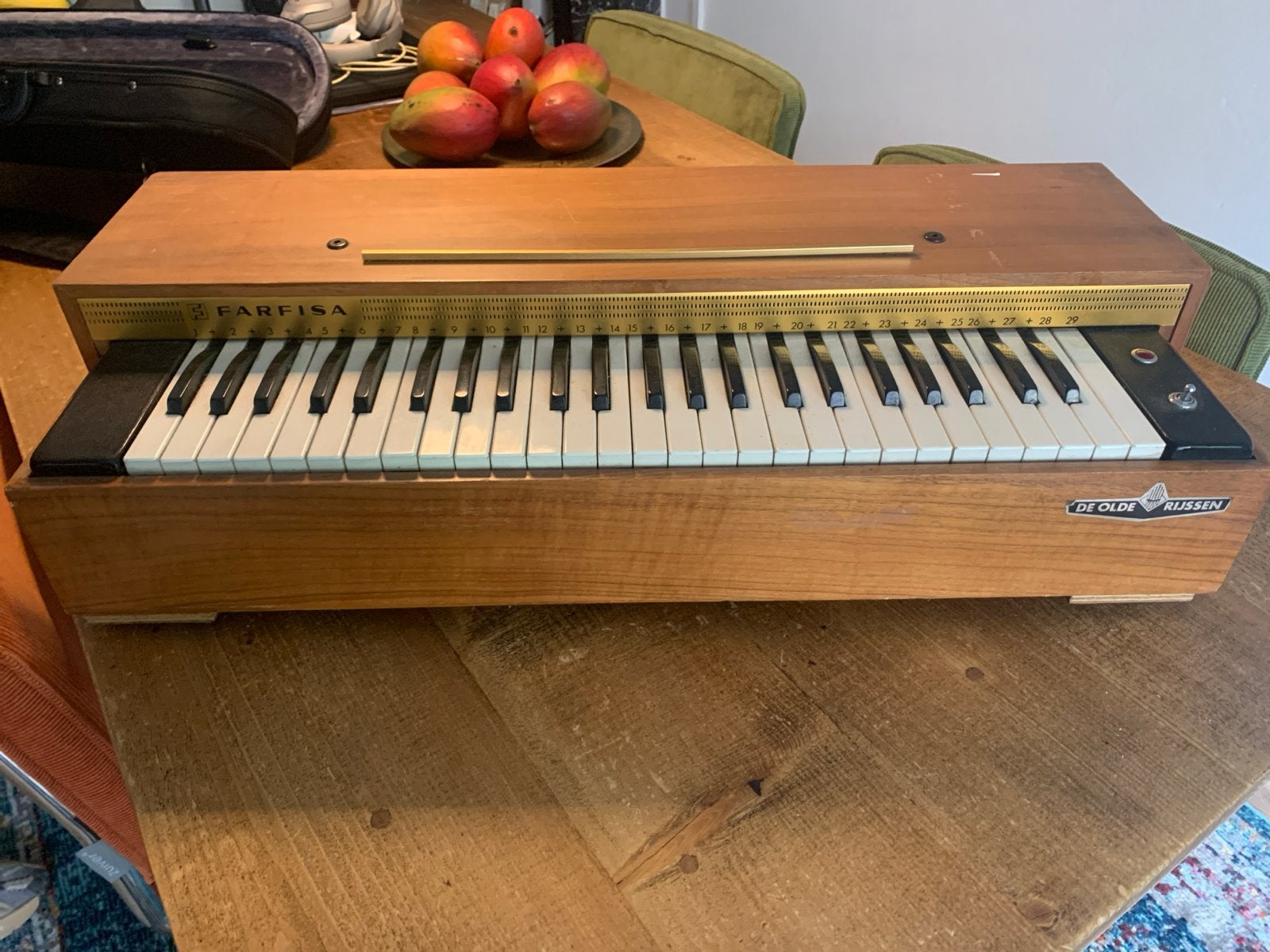 Vintage Farfisa Elektronisch Orgel - De Olde Rijssen, Ophalen of Verzenden, Gebruikt, 49 toetsen, Overige merken