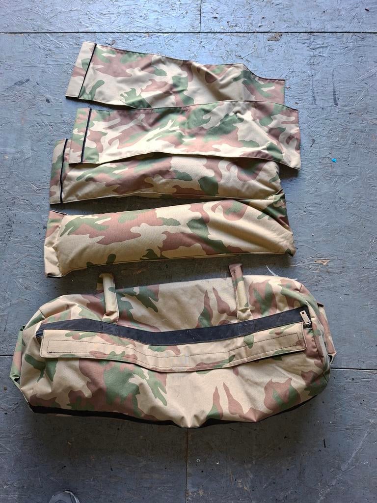Camouflage plunjezak,  legerzak , zandzakken, Verzamelen, Militaria | Algemeen, Ophalen of Verzenden, Landmacht, Nederland, Kleding of Schoenen