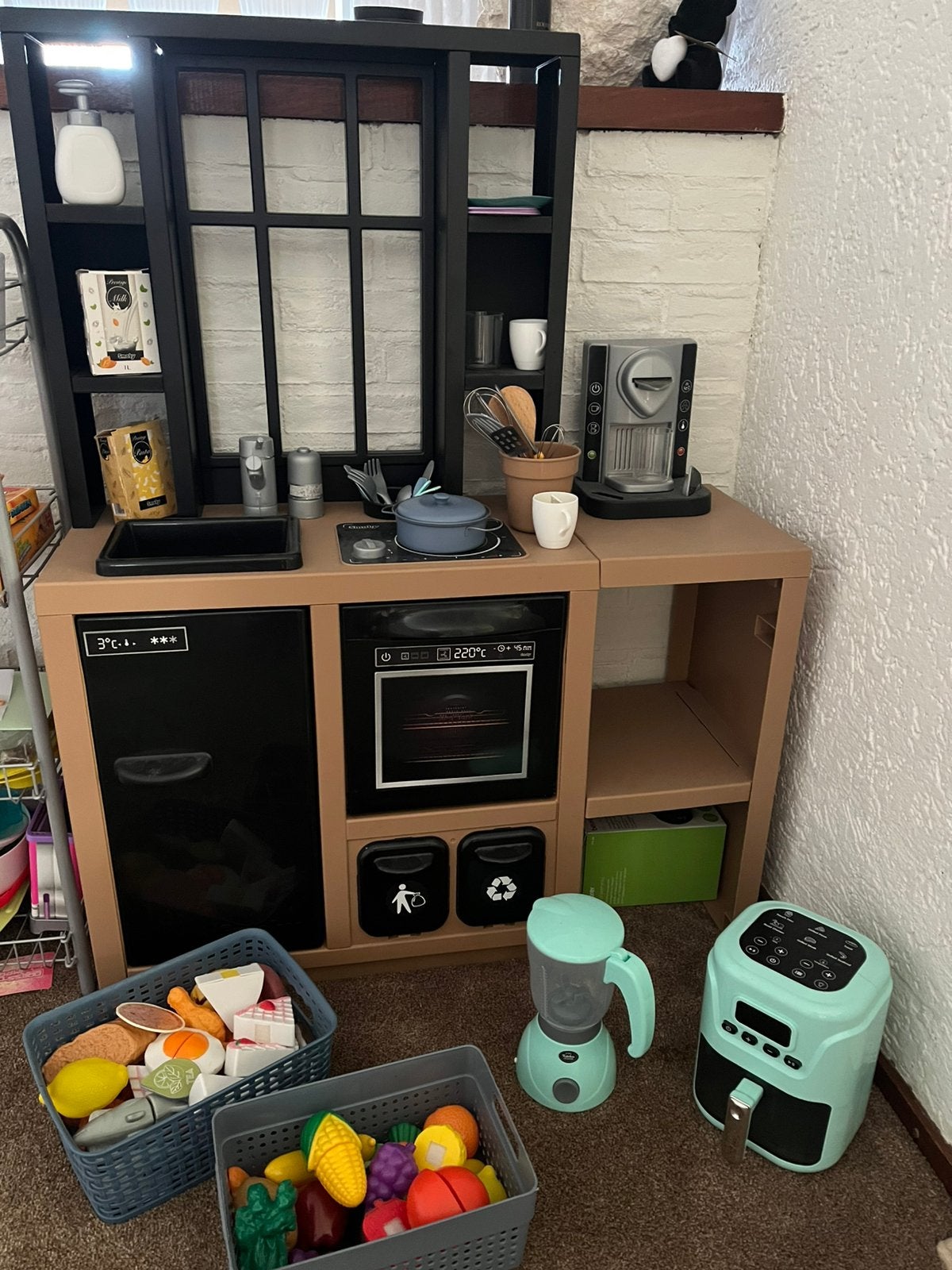 Smoby Loft speelkeuken incl diverse accessoires, Ophalen, Zo goed als nieuw, Kunststof, Speelkeuken