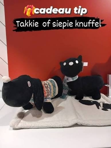 Knuffels van Takkie en Siepie, Ophalen, Overige merken, Overige karakters, Zwart