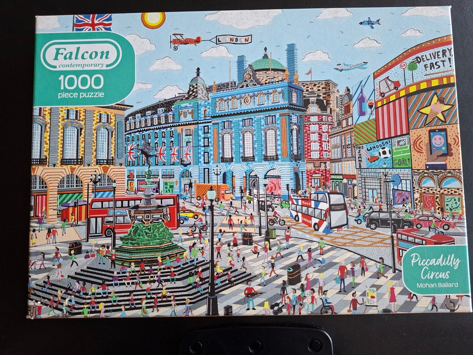 Falcon legpuzzels 1000 stukjes., Ophalen of Verzenden, 500 t/m 1500 stukjes, Zo goed als nieuw