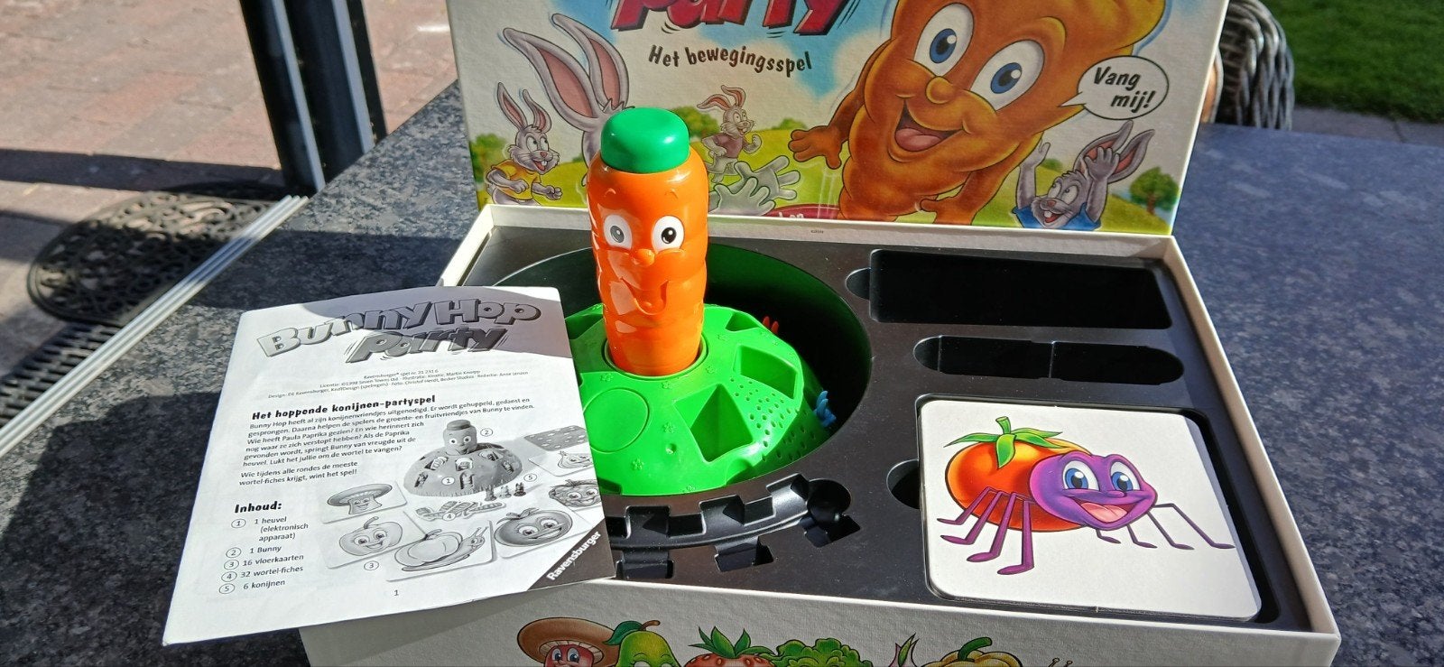 Bunny Hop Party - Het bewegingsspel (4-8 jaar), Vijf spelers of meer, Ophalen of Verzenden, Zo goed als nieuw, Ravensburger
