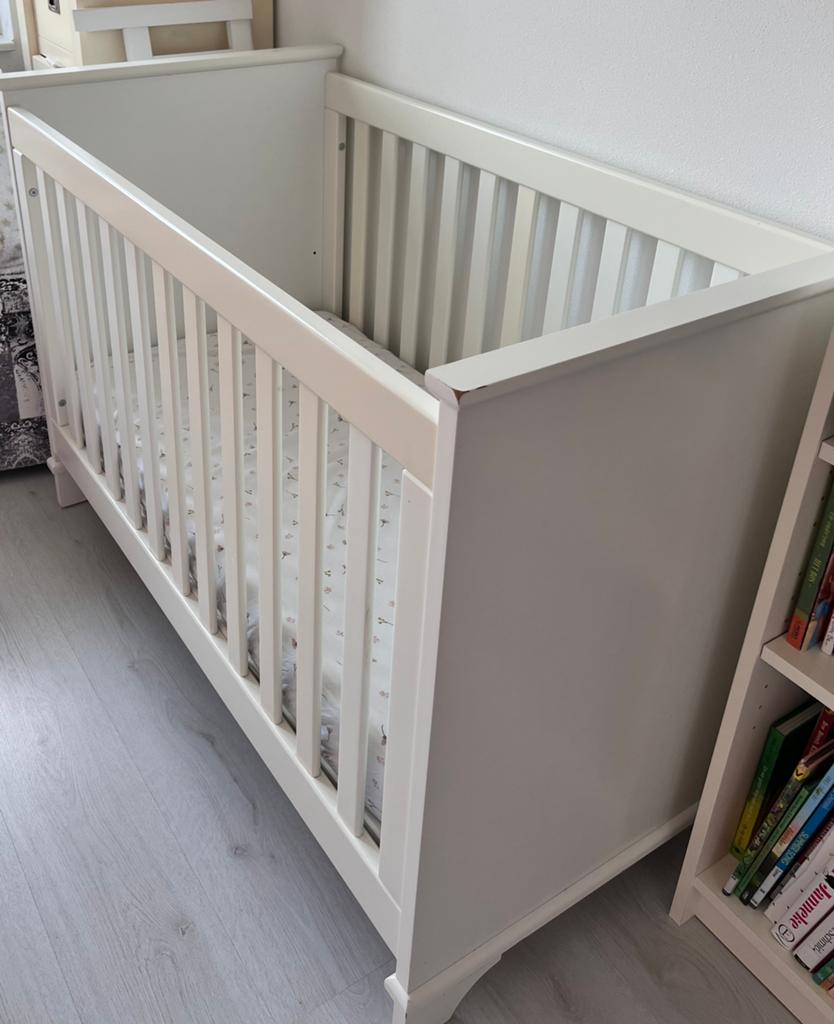 Bopita Ledikant- Stevig babybedje 120x60 cm, Ophalen of Verzenden, Gebruikt, Minder dan 50 watt