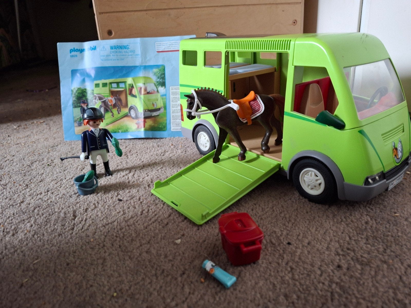 Playmobiel country paardenwagen. Compleet. 6928, Kinderen en Baby's, Speelgoed | Playmobil, Ophalen, Zo goed als nieuw, Complete set