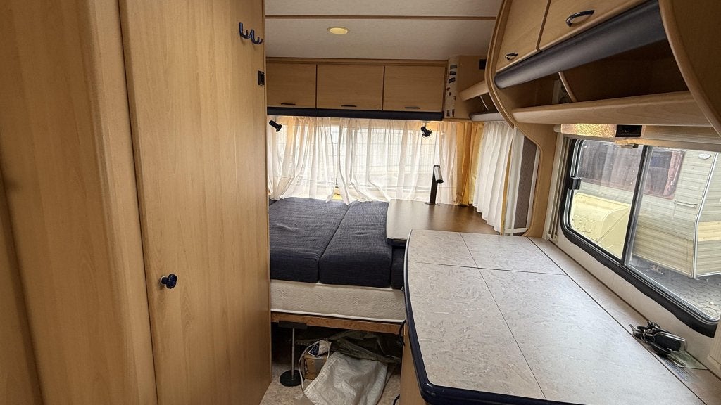 TEC Tour Rubin 450 K bouwjaar 2000 met voortent en luifel, Caravans en Kamperen, Standaardzit, T.E.C., Schokbreker, Bedrijf