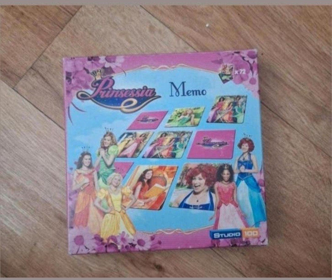 Prinsessia Memo - Studio 100 Geheugenspel, Een of twee spelers, Ophalen of Verzenden, Zo goed als nieuw, Studio 100