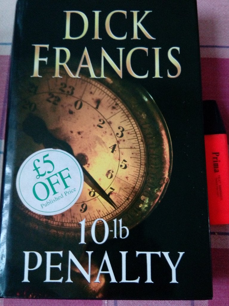 Dick francis:hardcover 10lb penalty., Ophalen, Gelezen, Dick Francis