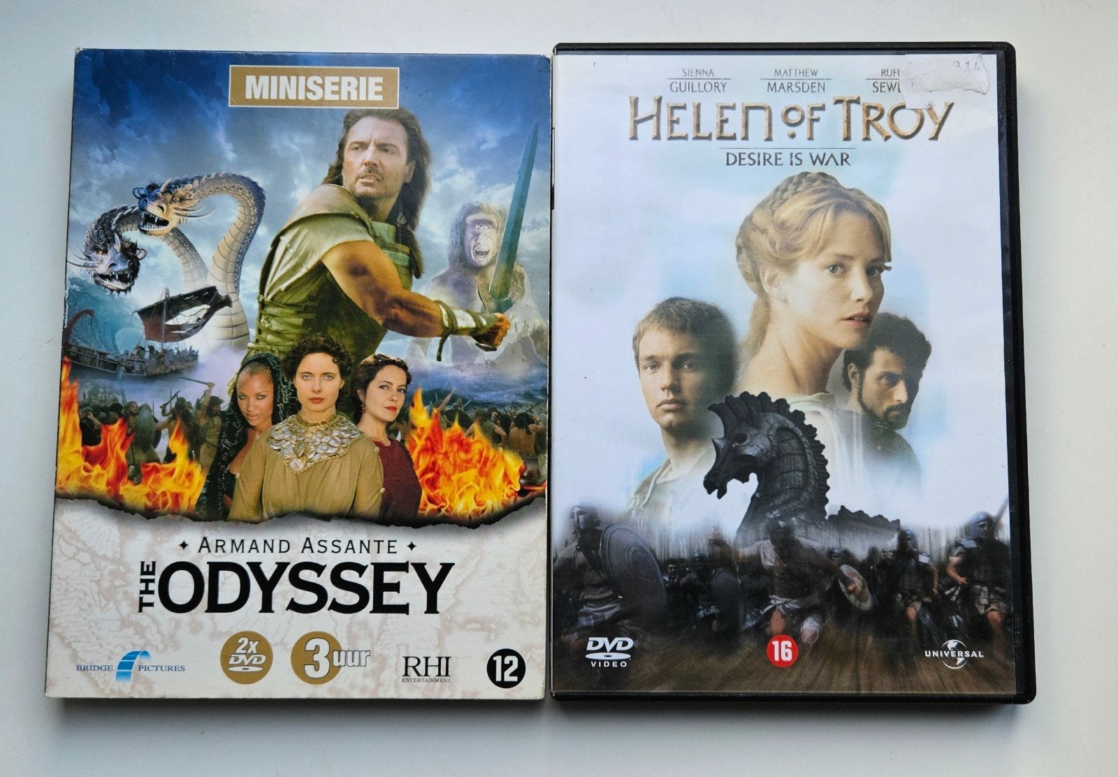 The Odyssey & Helen of Troy DVD-set - Historische Films, Vanaf 16 jaar, Verzenden, Nederlands, Inclusief doosje