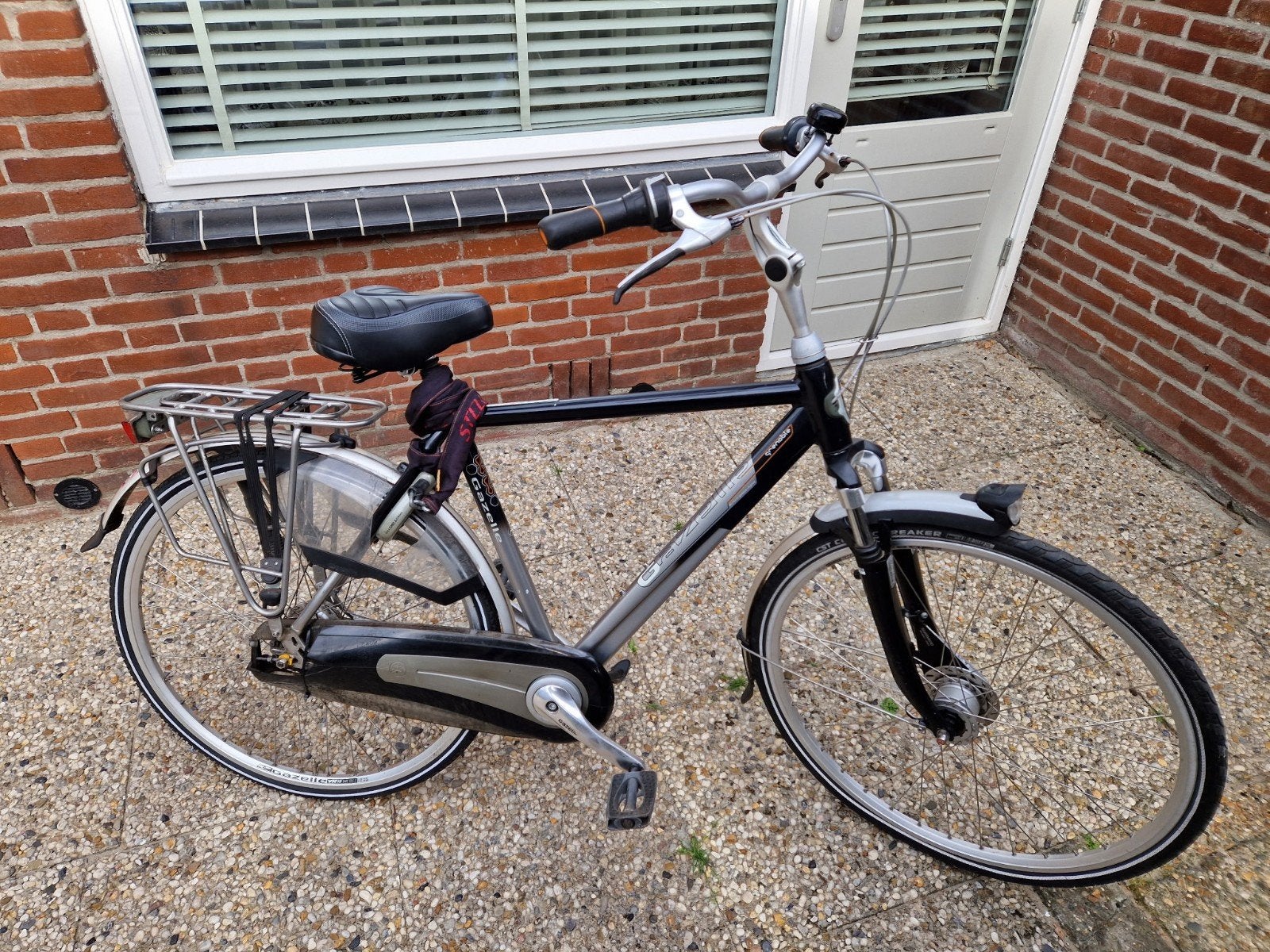 Gazelle  heren fiets, Velgrem, Versnellingen, Ophalen of Verzenden, Gazelle