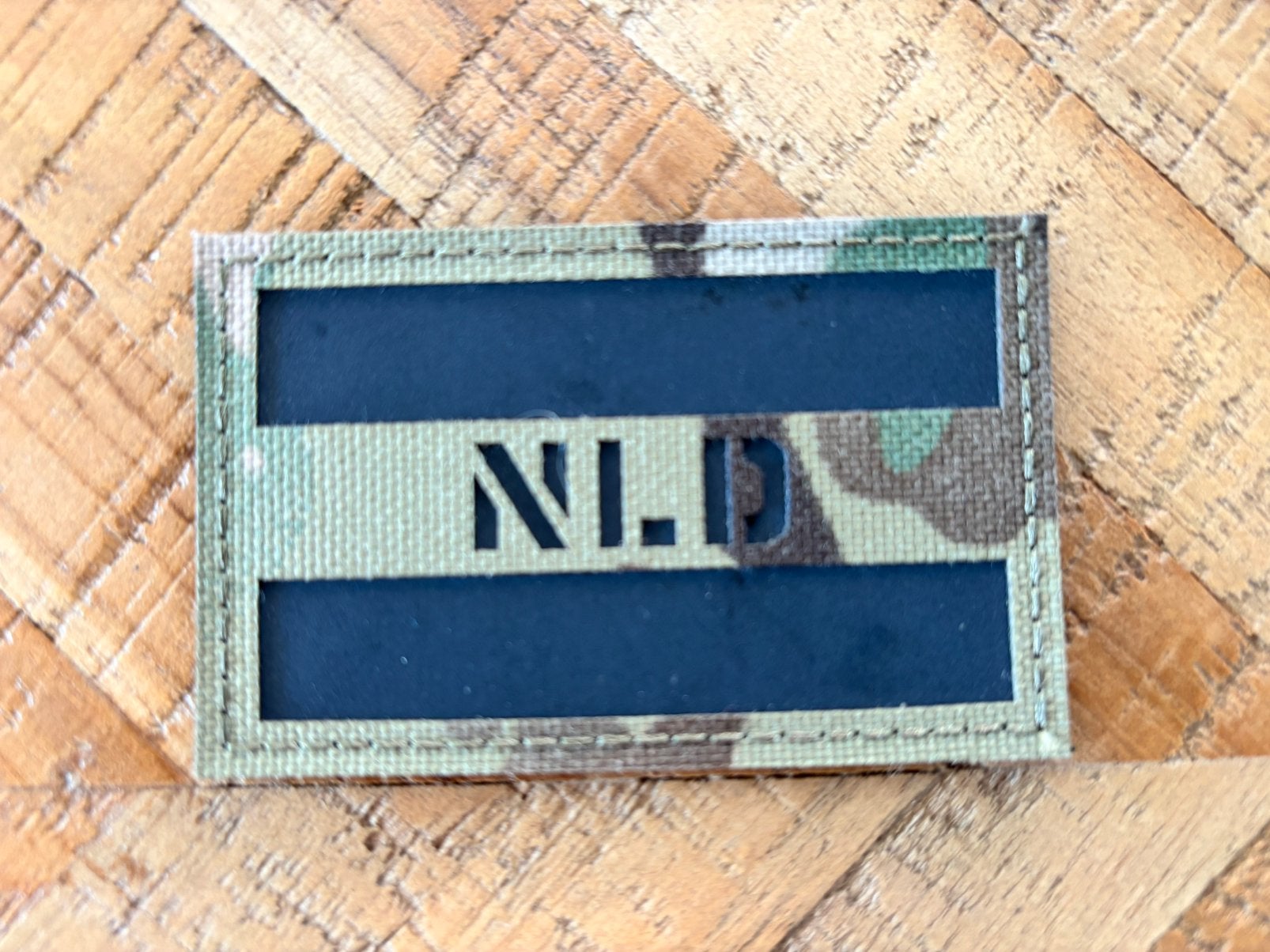 NLD patch multicam IR refective, Verzamelen, Ophalen, Landmacht, Nederland, Embleem of Badge