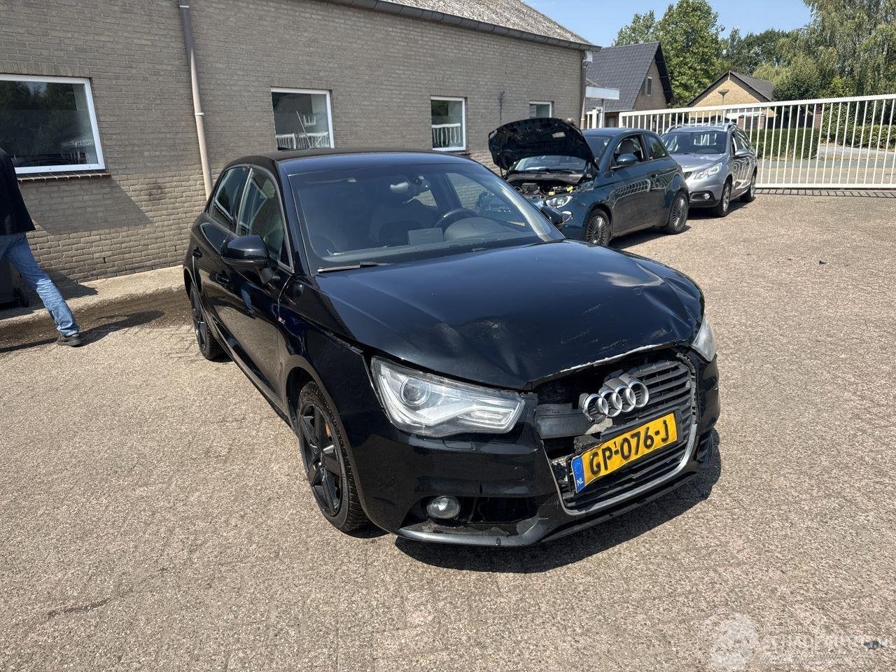 Audi A1 SPORTBACK 1.4 TFSI Attraction (bj 2012, automaat), Auto diversen, Schadeauto's, Audi, Automaat, Benzine, Hatchback, Zwart