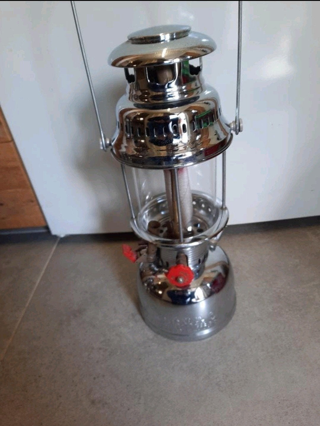 oude petroleum lamp butterfly  kerosinelamp petromax primus, Ophalen of Verzenden, Gebruikt